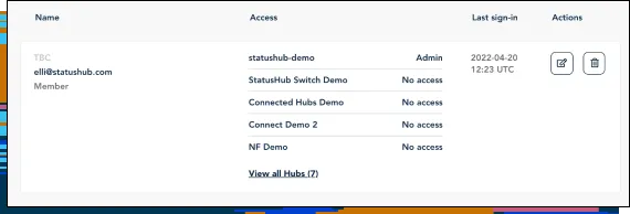 Roles and Permissions  screenshot