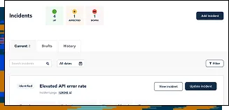 Incident Management screenshot