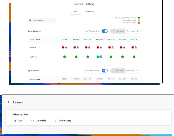 Flexible Layout Options screenshot
