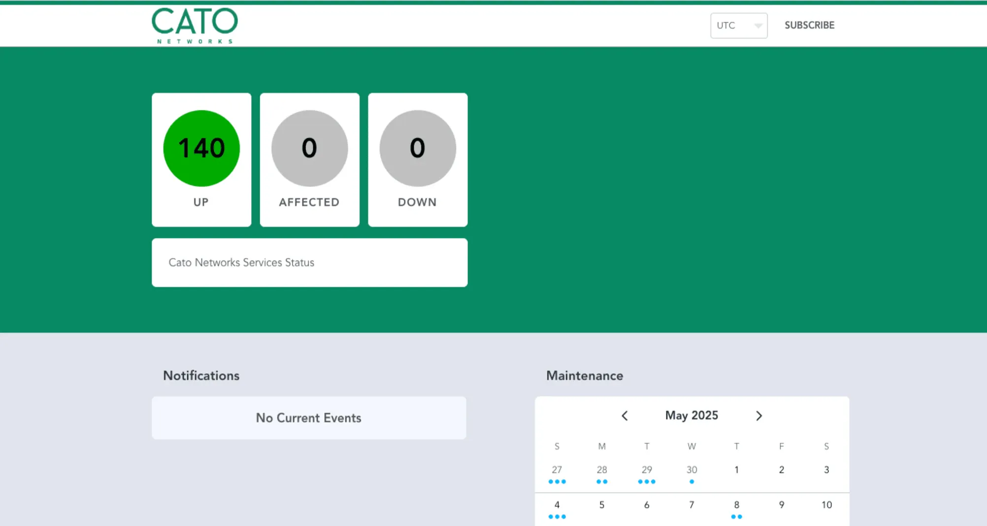 Status Page Examples